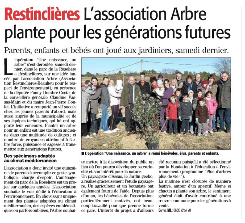Midi Libre 12-12-2013 A.R.B.R.E.